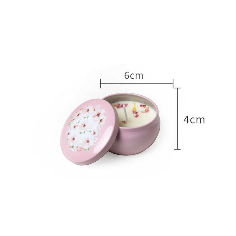 Dry flower scented candle ¨C smoke-free, eco-friendly soybean wax