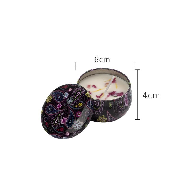 Dry flower scented candle ¨C smoke-free, eco-friendly soybean wax