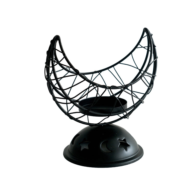 Yueya Metal Incense Burner ¨C Black and Gold Candle Ornament
