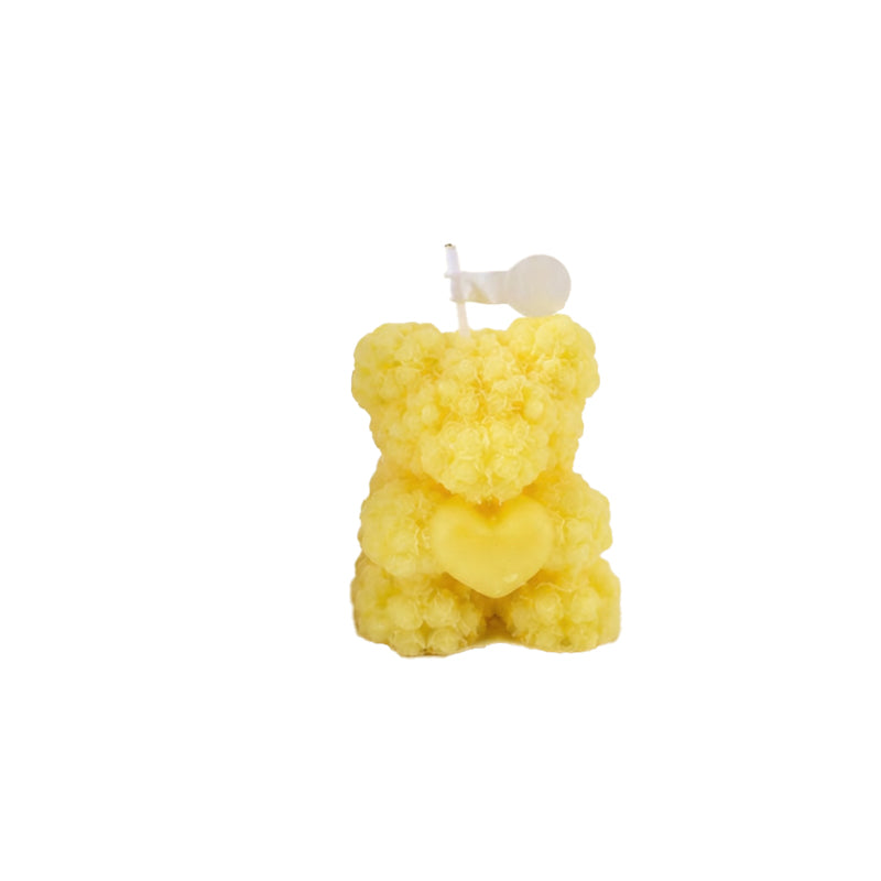 Rose Bear Scented Candle Decorative Piece
