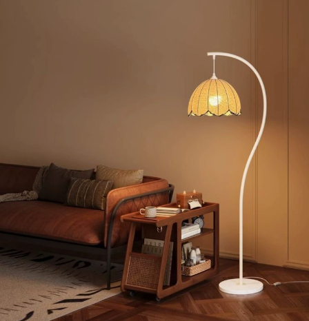 French Living Room Sofa Side High-End Floor Lamp