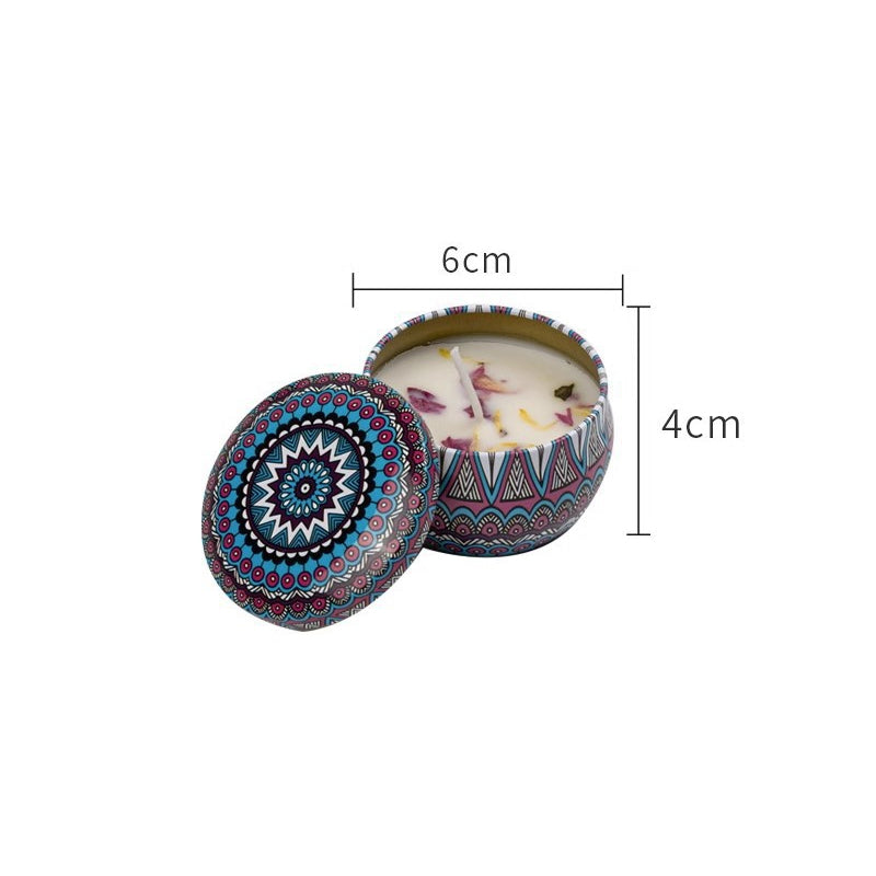 Dry flower scented candle ¨C smoke-free, eco-friendly soybean wax