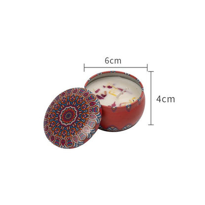 Dry flower scented candle ¨C smoke-free, eco-friendly soybean wax