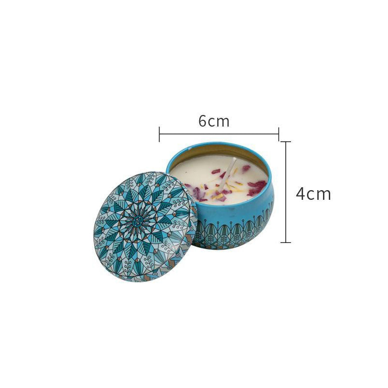 Dry flower scented candle ¨C smoke-free, eco-friendly soybean wax