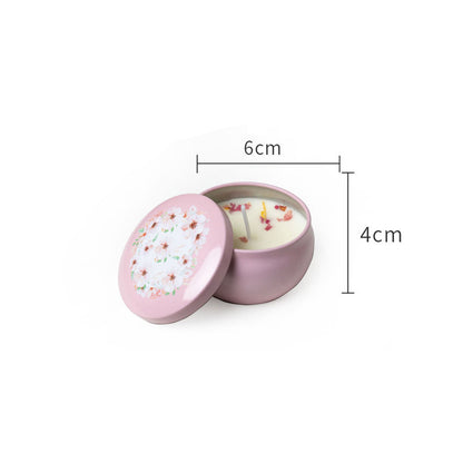 Dry flower scented candle ¨C smoke-free, eco-friendly soybean wax