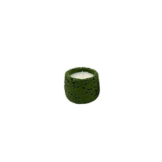 Aromatherapy candle ¨C suitable as an indoor decor piece in the bedroom or for a cement cup