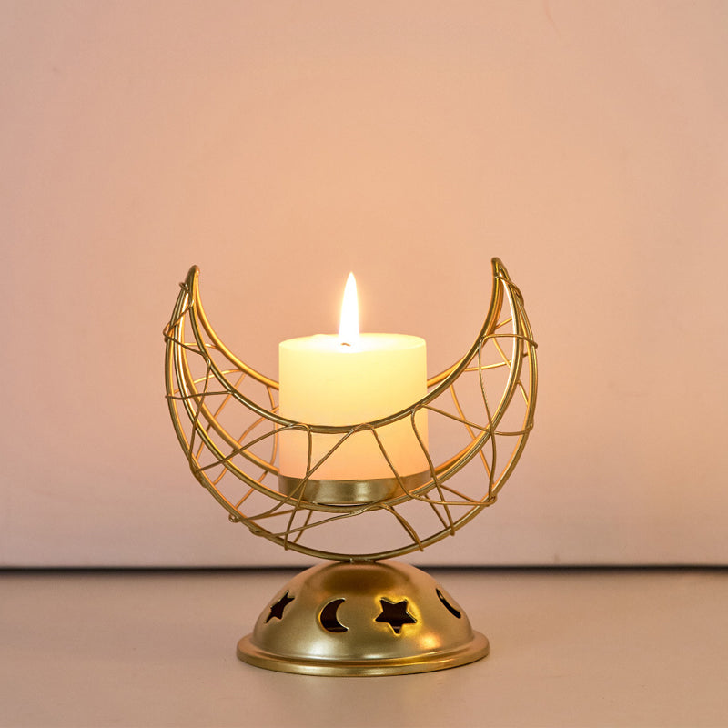 Yueya Metal Incense Burner ¨C Black and Gold Candle Ornament