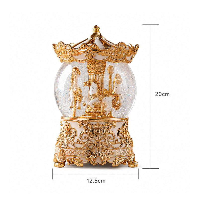 Crystal Ball Music Box ¨C Castle in the Sky