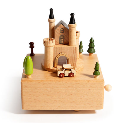 Carved Wooden Creative Music Box