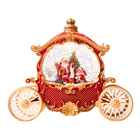 Old Man's Horse Car Music Box, Octave Box, Crystal Ball