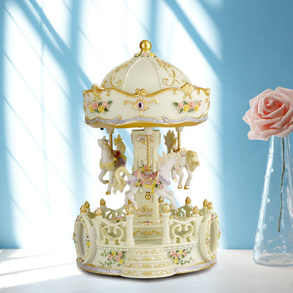 Rotating Carousel Music Box / Octave Box