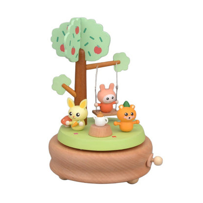 Wooden Music Box, Carousel, Castle in the Sky, Music Box
