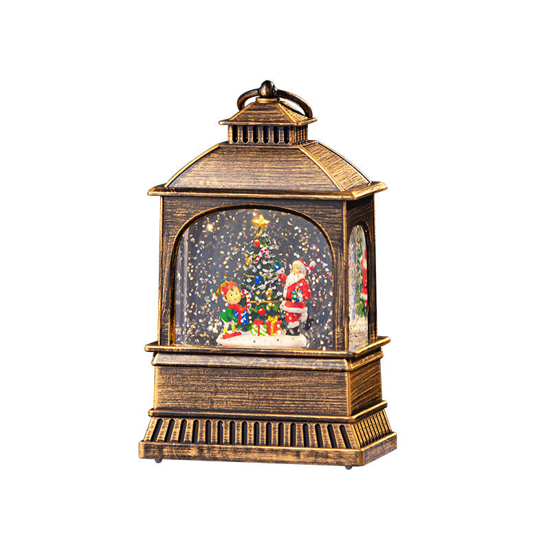 Christmas Snowfall Music Box, Wind Lantern, Musical Box Ornament, and Night Lamp
