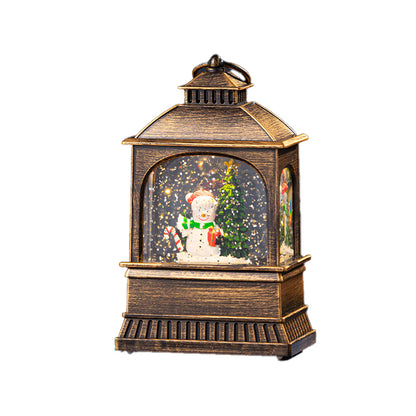 Christmas Snowfall Music Box, Wind Lantern, Musical Box Ornament, and Night Lamp