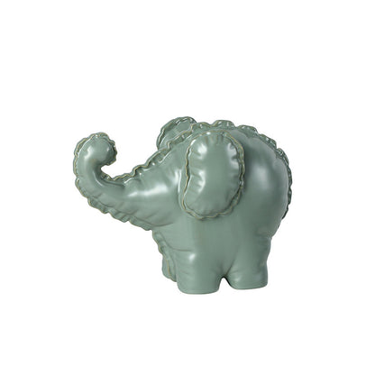 Modern Abstract & Playful Elephant Ceramic Decorative Small Ornament