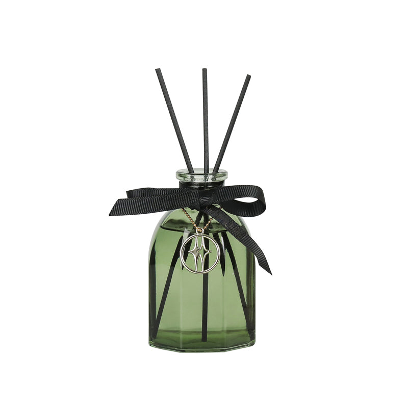 Eight-Corner Green Bottle with Wandering Vine ¨C No-Heat Incense Diffuser