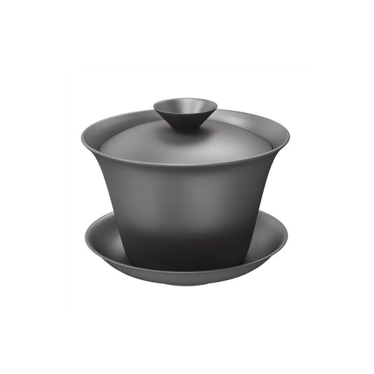High-quality portable travel tea brewing set with antibacterial tea bowls and cups
