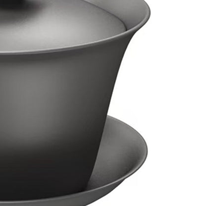 High-quality portable travel tea brewing set with antibacterial tea bowls and cups