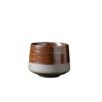 Ceramic cup withҤ±ä effect ¨C coarse pottery tea cup