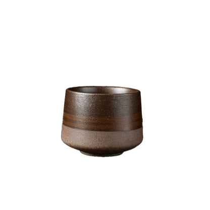 Ceramic cup withҤ±ä effect ¨C coarse pottery tea cup