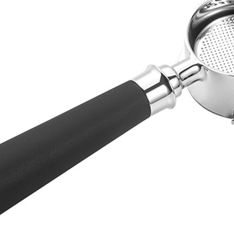 Coffee machine retrofitting accessory ¨C stainless steel solid wood coffee handle