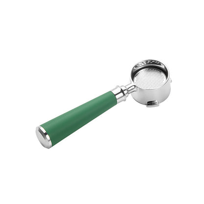 Coffee machine retrofitting accessory ¨C stainless steel solid wood coffee handle