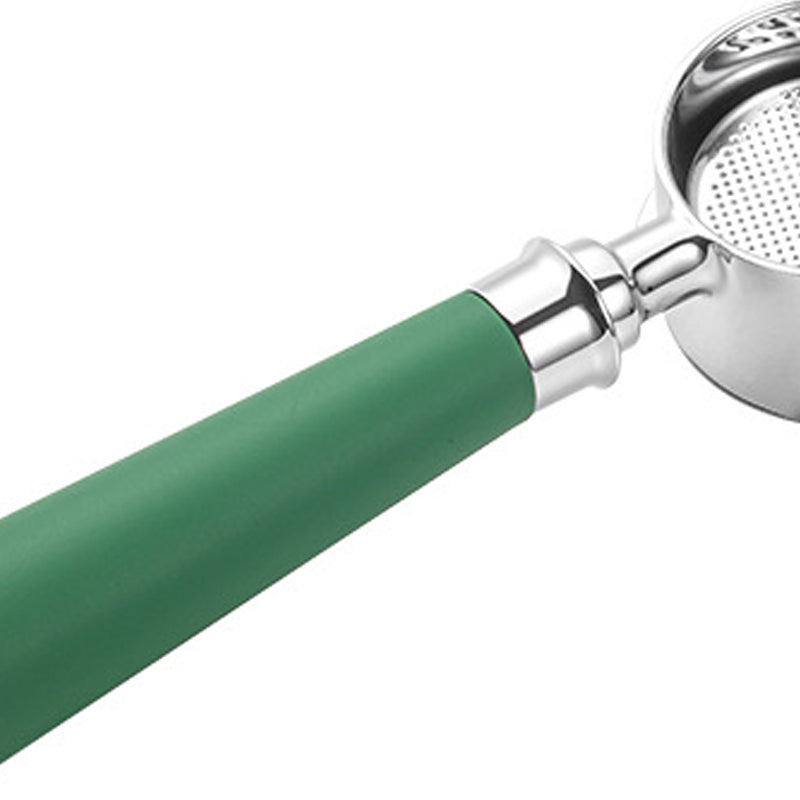 Coffee machine retrofitting accessory ¨C stainless steel solid wood coffee handle
