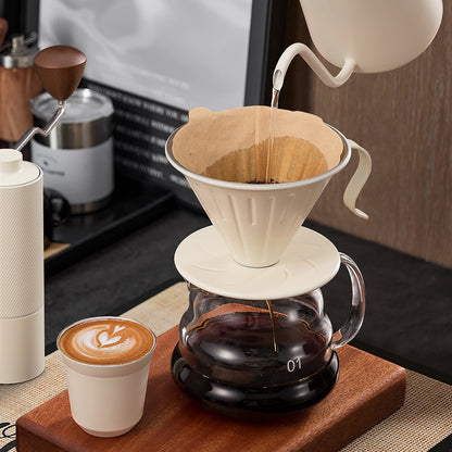 Stainless steel filter coffee funnel