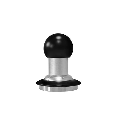 Coffee brewing accessory ¨C Stainless steel ground coffee dispenser; Aluminum alloy 58 mm impact ground coffee hammer