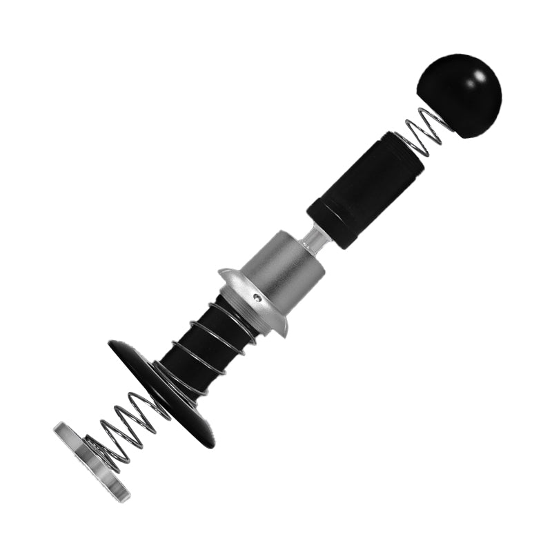 Coffee brewing accessory ¨C Stainless steel ground coffee dispenser; Aluminum alloy 58 mm impact ground coffee hammer