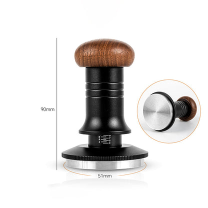 Coffee brewing accessory ¨C Pressure-Elastic Grinder Hammer (Adjustable Walnut Wood Grinder)