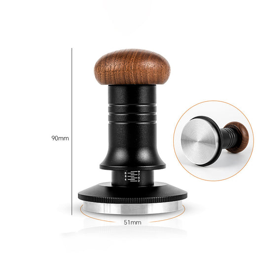 Coffee brewing accessory ¨C Pressure-Elastic Grinder Hammer (Adjustable Walnut Wood Grinder)