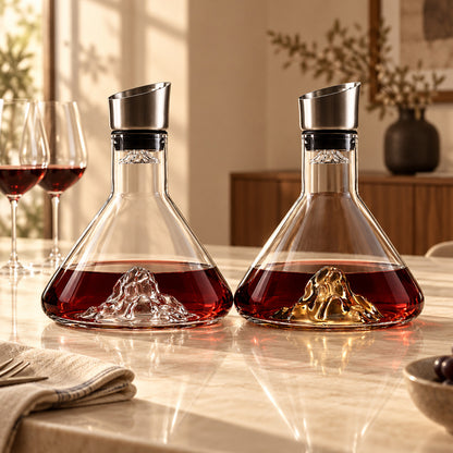 Transparent Iceberg Waterfall Decanter