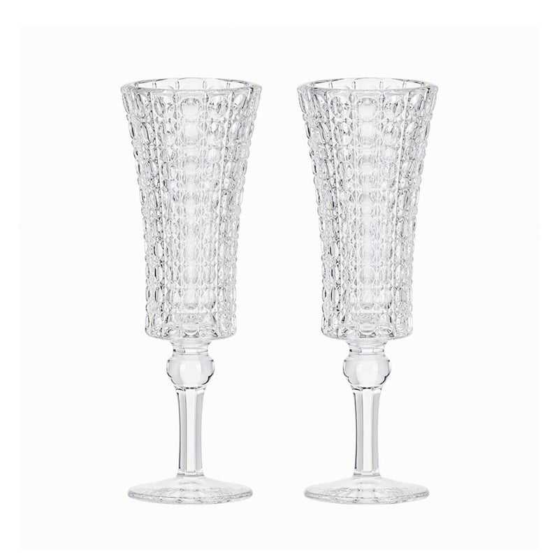 Gemstone-patterned relief stemmed glass cup