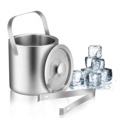 Stainless steel ice bucket