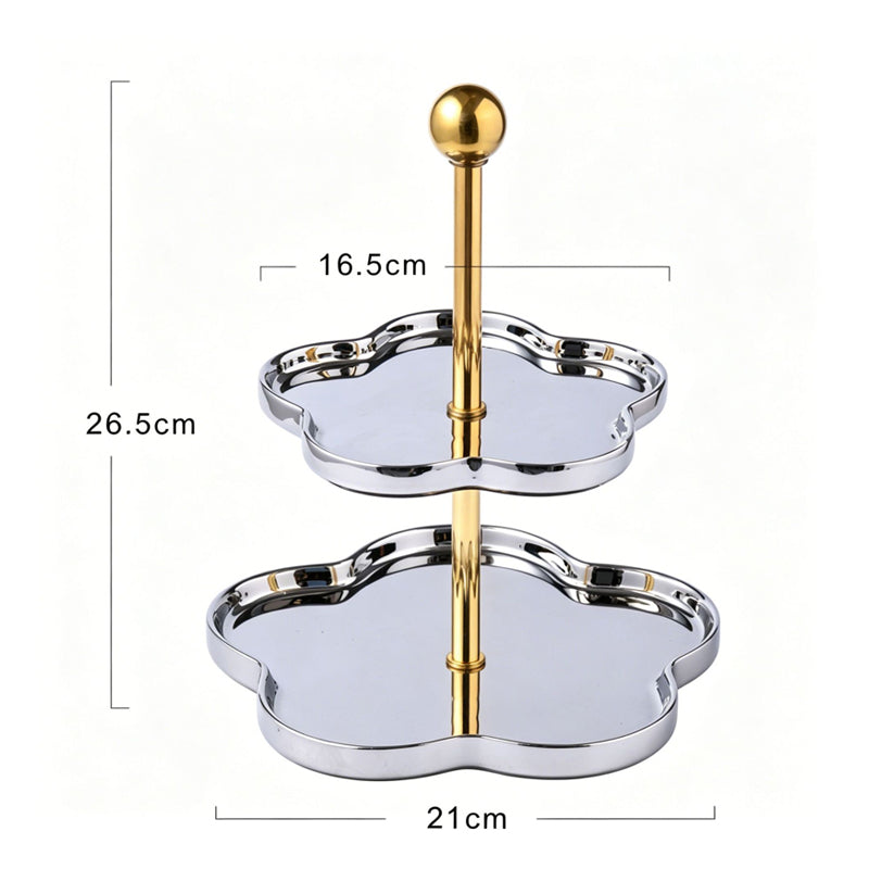 Metal multi-tier dessert rack