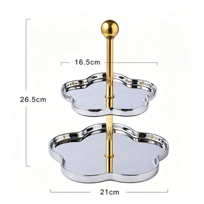 Metal multi-tier dessert rack