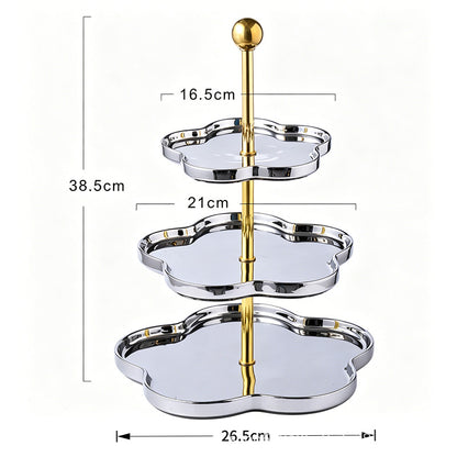 Metal multi-tier dessert rack