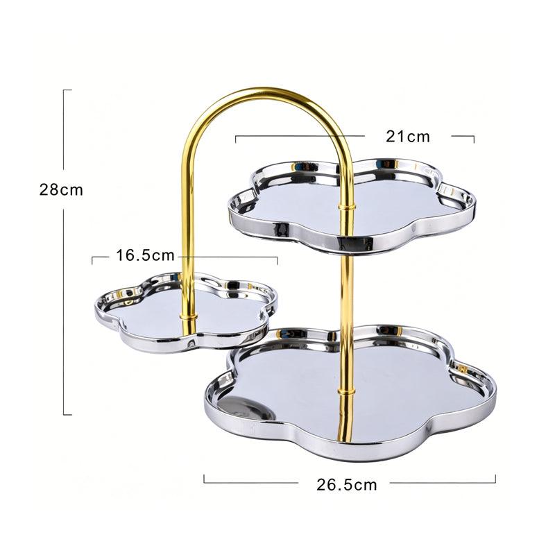 Metal multi-tier dessert rack