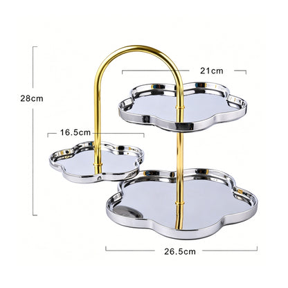 Metal multi-tier dessert rack