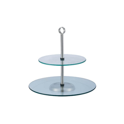 Three-tier pastry rack ¨C ceramic circular pastry rack