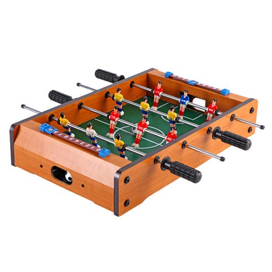 Wooden Indoor Table Soccer Set for Two Players ¨C Desktop Soccer Toy