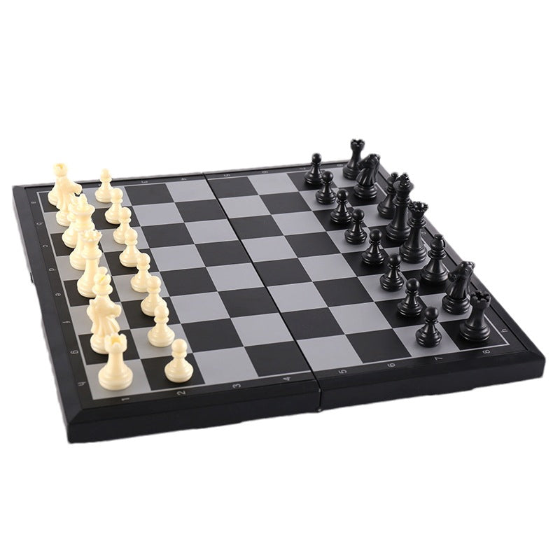 Magnetic Chess Board with Foldable Design and Convenient Storage