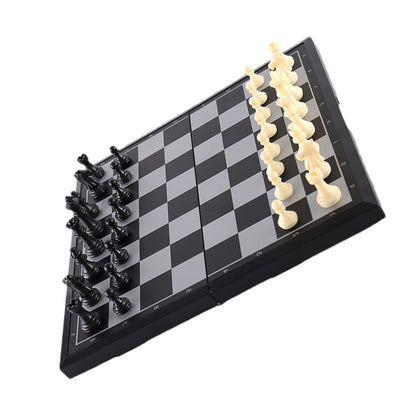 Magnetic Chess Board with Foldable Design and Convenient Storage