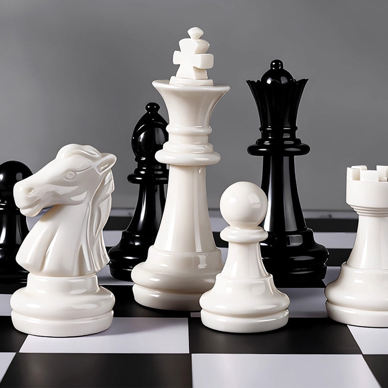 Magnetic Chess Board with Foldable Design and Convenient Storage