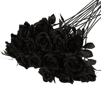 Simulated pearl rose bouquet of preserved flowers