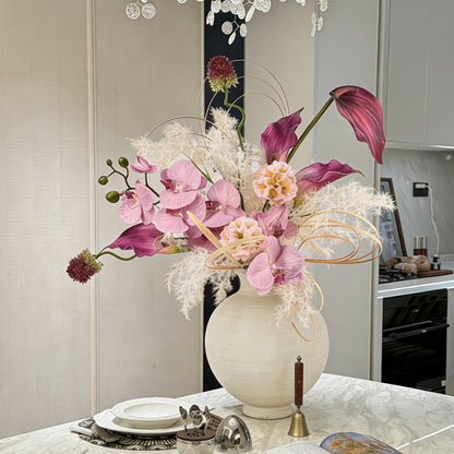 Premium handheld flower arrangement ¨C artificial flower bouquet