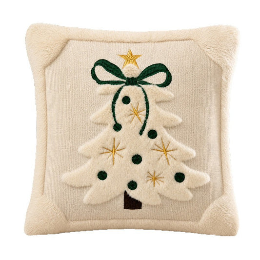 Eco-Friendly Christmas Pillowcase, Christmas Tree Pillow, Sofa Decorative Cushion & Support Pillow