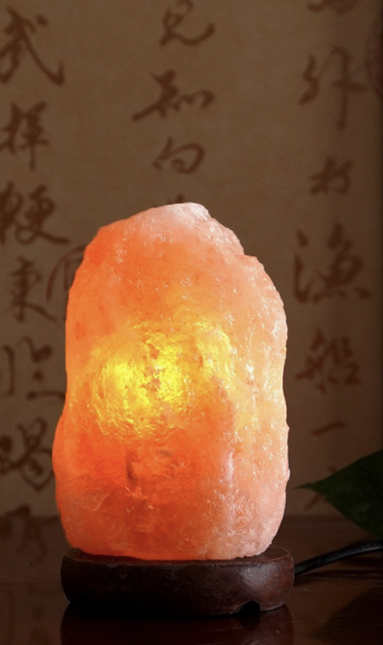 Himalayan Salt Lamp Mineral Pink Rock Lamp