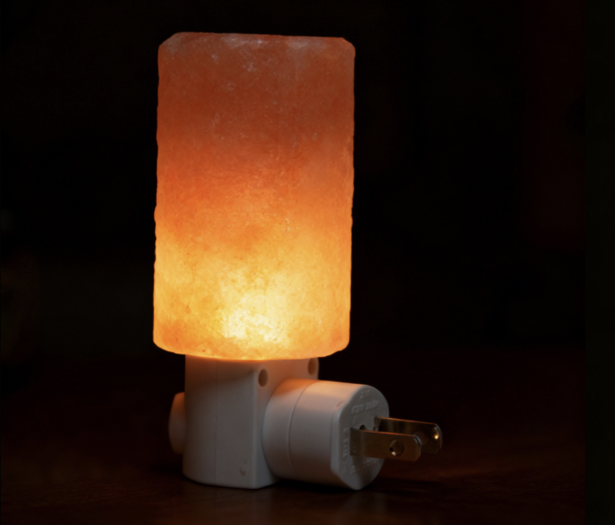 Himalayan Salt Lamp Mineral Pink Rock Lamp